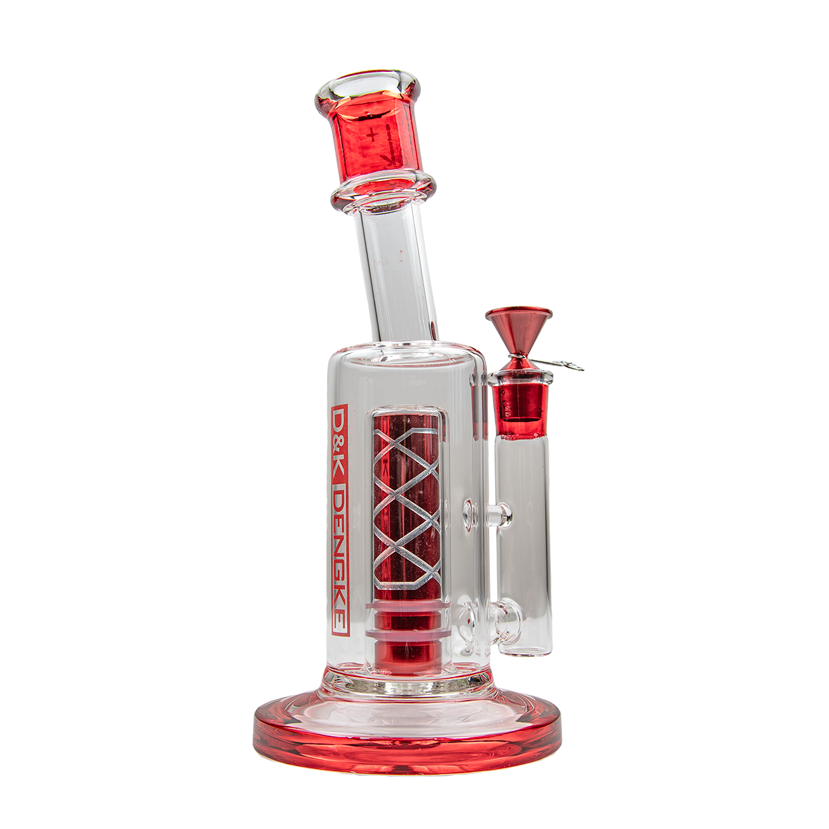 D&K 14 Inch Curved Pipe Glass Bong
