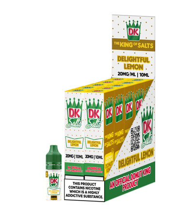 Donut King Salt Delightful Lemon 10ml - (CDU 10)