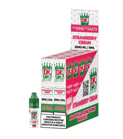 Donut King Salt Strawberry Cream Donut 10ml - (CDU 10)