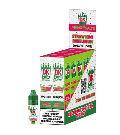 Donut King Salt Kiwi Strawberry Bubblegum 10ml - (CDU 10)