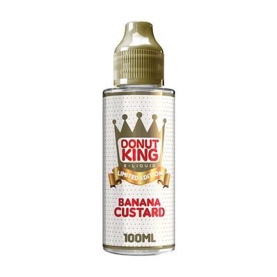 Donut King Limited Edition Banana Custard 100ml 0mg 70vg - (CDU 5)