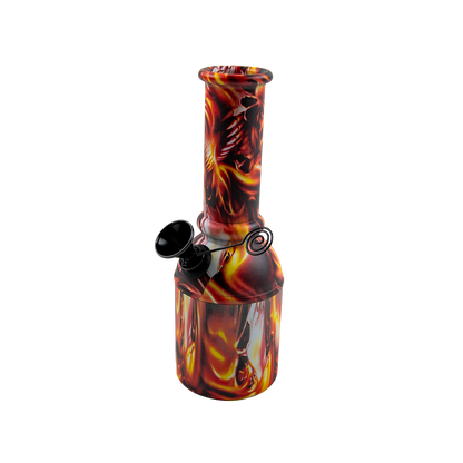 D&K Mini Print Design Glass Bong - Mixed Design (6 Pack)