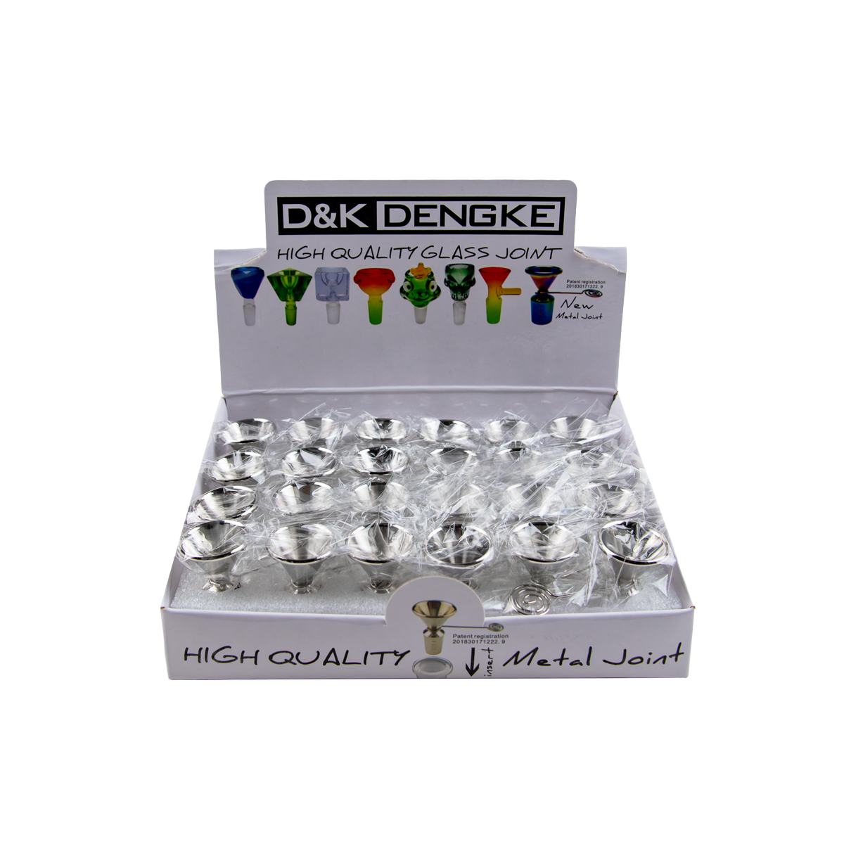 D&K Replacement Metal Bong Bowls (24 Pack)