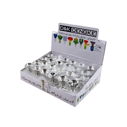 D&K Replacement Metal Bong Bowls (24 Pack)