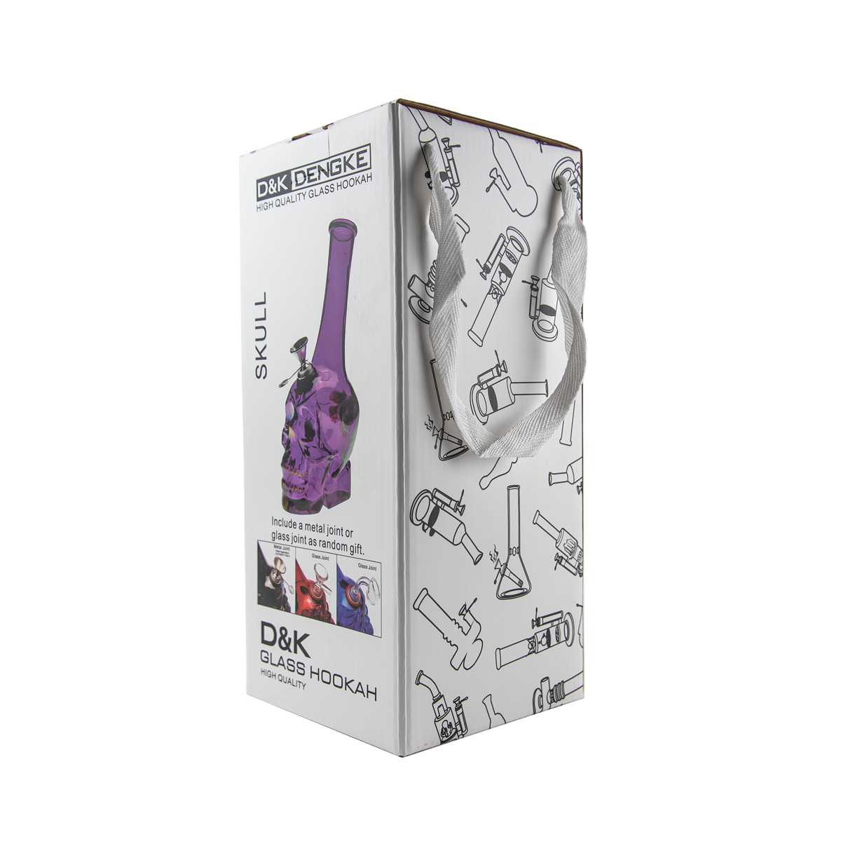 D&K Skull Glass Bong