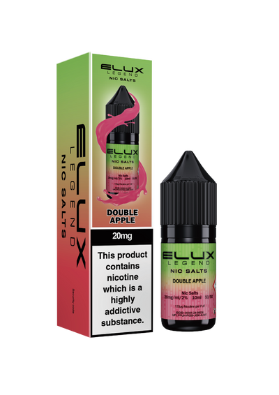 Elux Legend Nic Salts: Double Apple - 20mg (10 Pack)