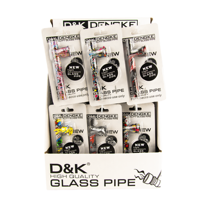 D&K Smokers Pipes: Metal Skull Design (24 pack)