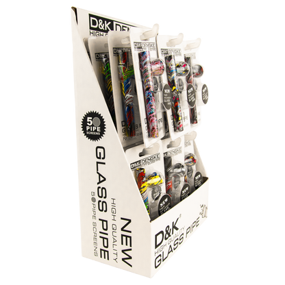 D&K Smokers Pipes: Metal Skull Design (24 pack)