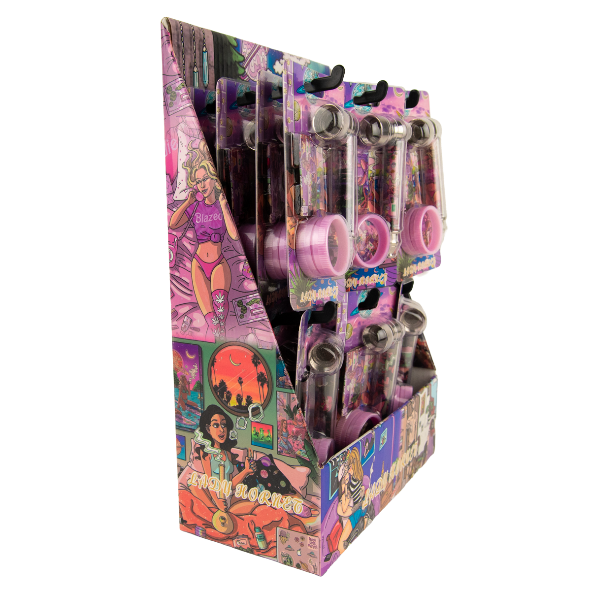 Smokers Pipes Pink Lady Hornet (24 Pack)