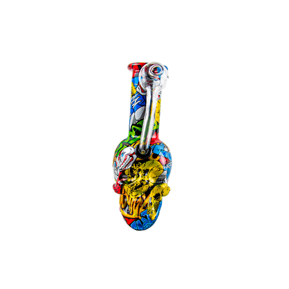 Sparkys Mini Glass Skull Bong