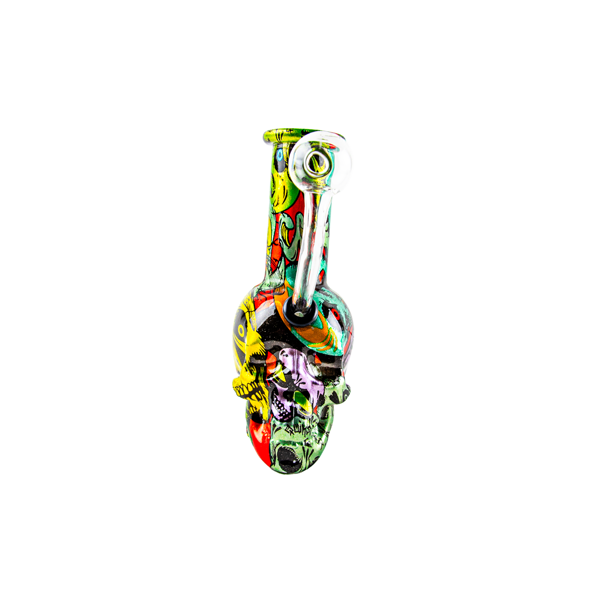 Sparkys Mini Glass Skull Bong