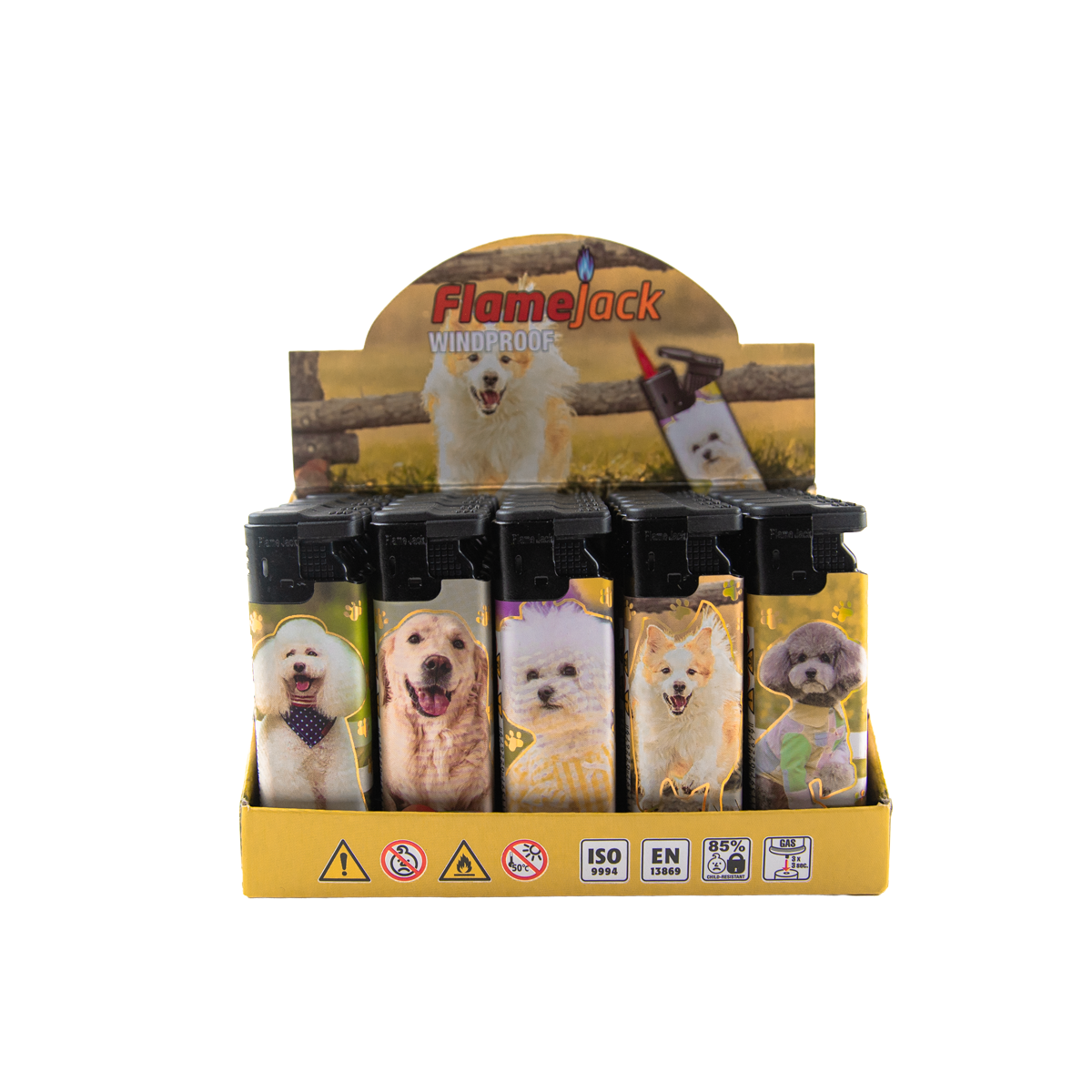 Sparkys Windproof Lighters - Themed (25 Pack)