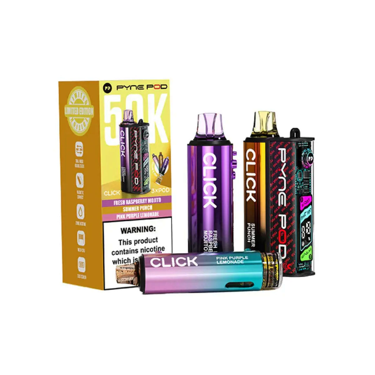 Pyne Pod Kit Click 50K Drinks Default Title