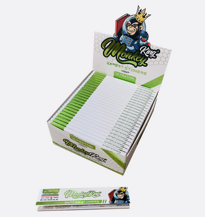 Monkey King Expert Stoners King Size Ultra Thin Rolling Papers - Hemp (50pcs)