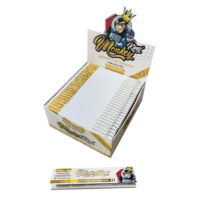 Monkey King Expert Stoners King Size Ultra Thin Rolling Papers - Unbleached (50pcs)