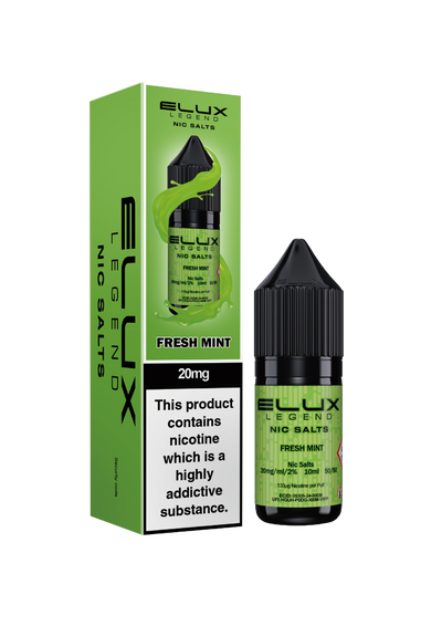 Elux Legend Nic Salts: Fresh Mint - 20mg (10 Pack)