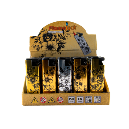 Flamejack Windproof Lighters (25 Pack)