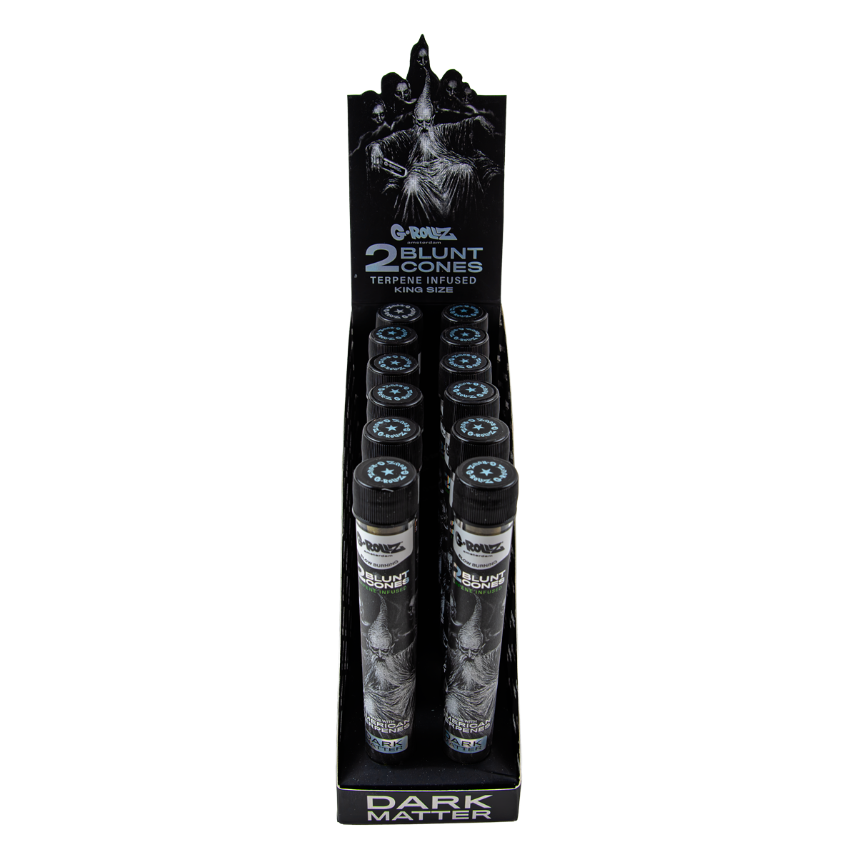 G-Rollz Dark Matter 2 Blunt Cones - (12 Pack)