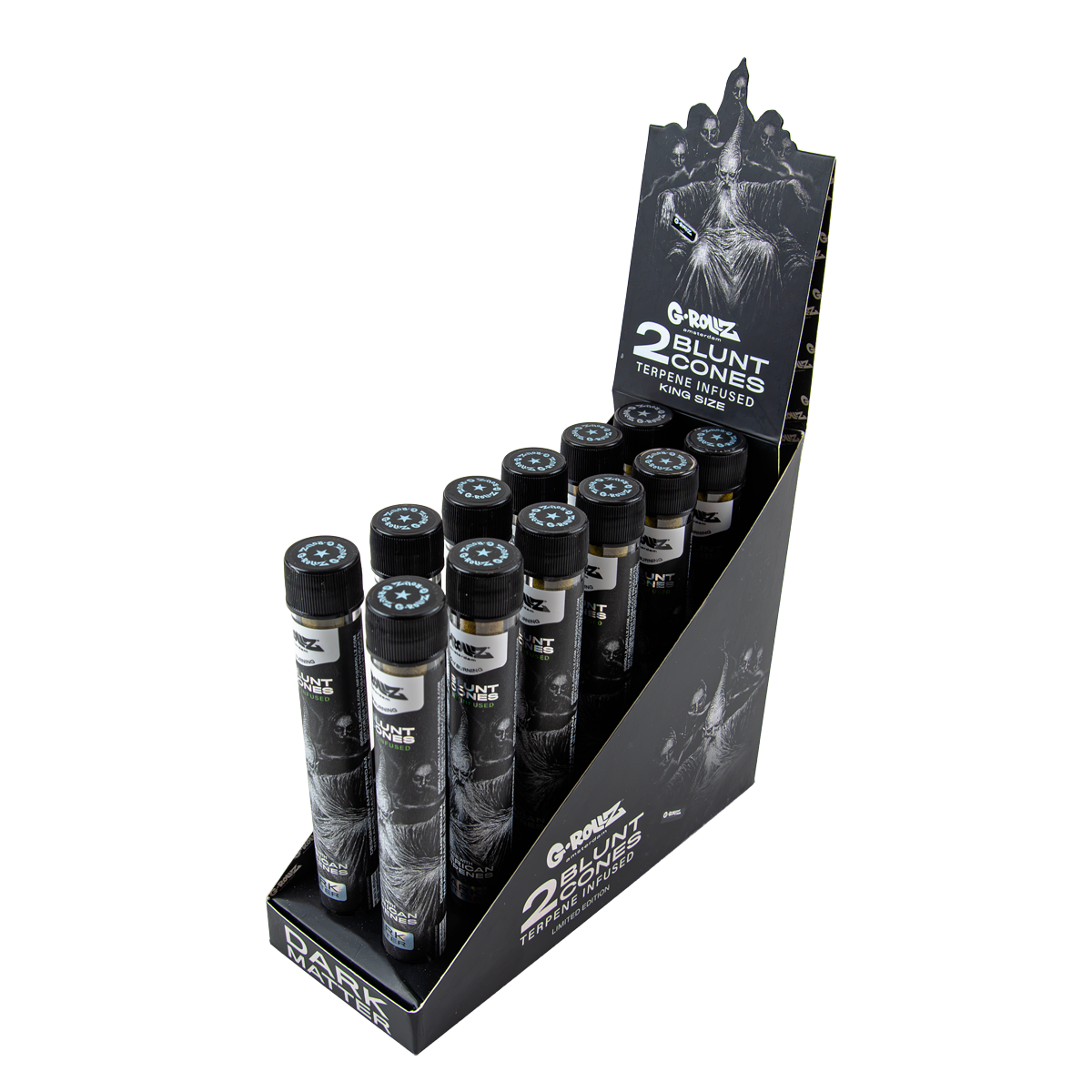 G-Rollz Dark Matter 2 Blunt Cones - (12 Pack)