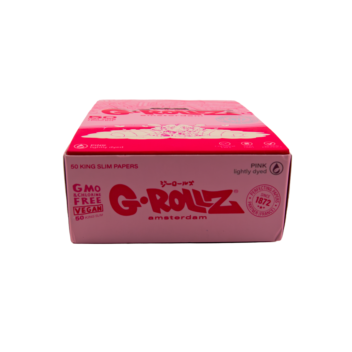 G-Rollz Pink Manga Connoisseur Papers Tips And Poker (24 Pack)