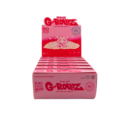 G-Rollz Pink Manga Connoisseur Papers Tips And Poker (24 Pack)