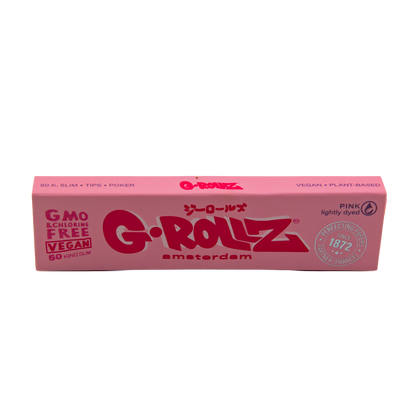 G-Rollz Pink Manga Connoisseur Papers Tips And Poker (24 Pack)