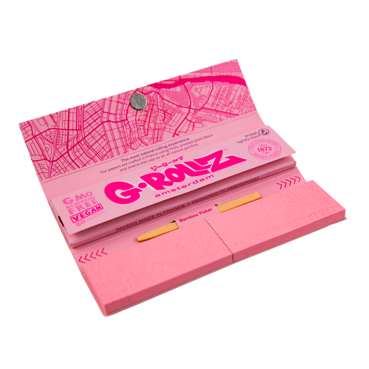 G-Rollz Pink Manga Connoisseur Papers Tips And Poker (24 Pack)