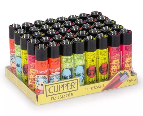 Clipper Lighters - Galaxy Leaves (40pcs)