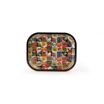 Euphoria Rolling Tray Small - Groovy