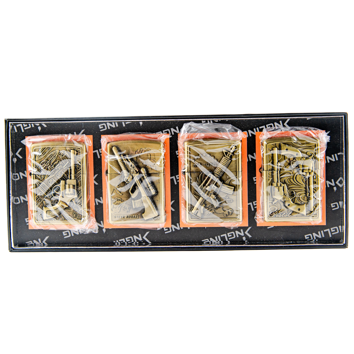Sparkys Zippo Style Oil Lighters (4 Pack)