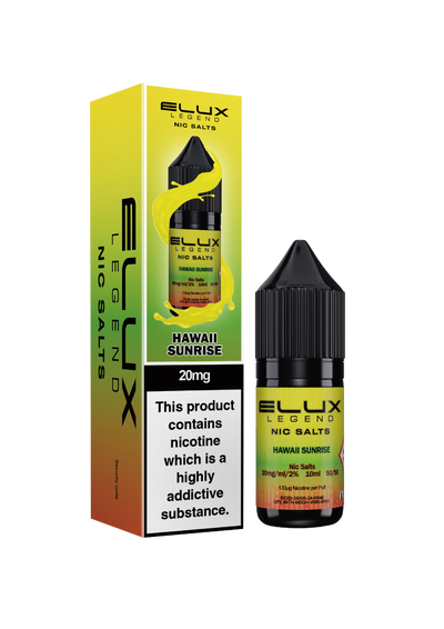 Elux Legend Nic Salts: Hawaii Sunrise - 20mg (10 Pack)