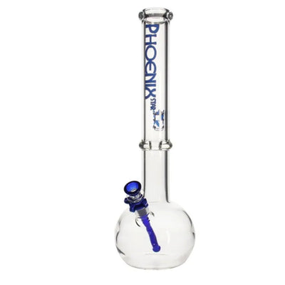 Phoenix Star: 7mm Thick 18" Ice Catcher Straight Glass Bong (HF103)