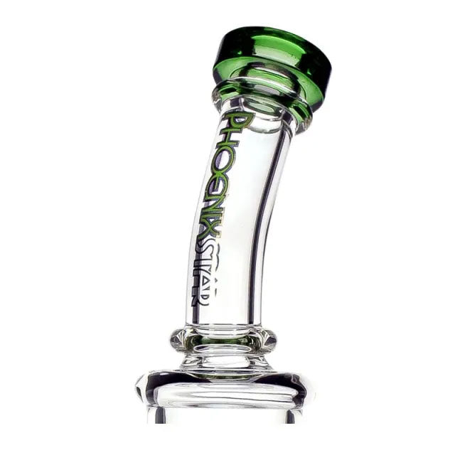 Phoenix Star 10.5 Inch Dual Percolator Bubbler Bong - (HF202)