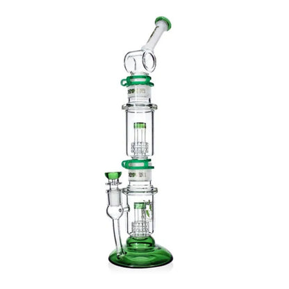 Phoenix Star 18 Inch Dual Matrix Percolator Bubbler Bong - (HF205)