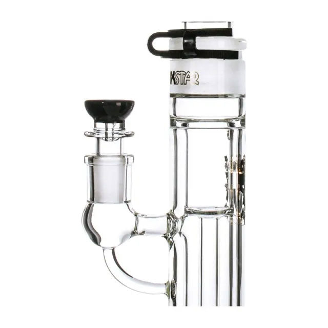 Phoenix Star: 16" Freezable Straight Tube Glycerine Bong With Recycler And Showerhead Perculator - (HF508)