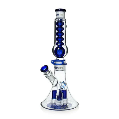 Phoenix Star: Freezable Glycerine Bong With 4 Showerhead Percolators - (HF509)
