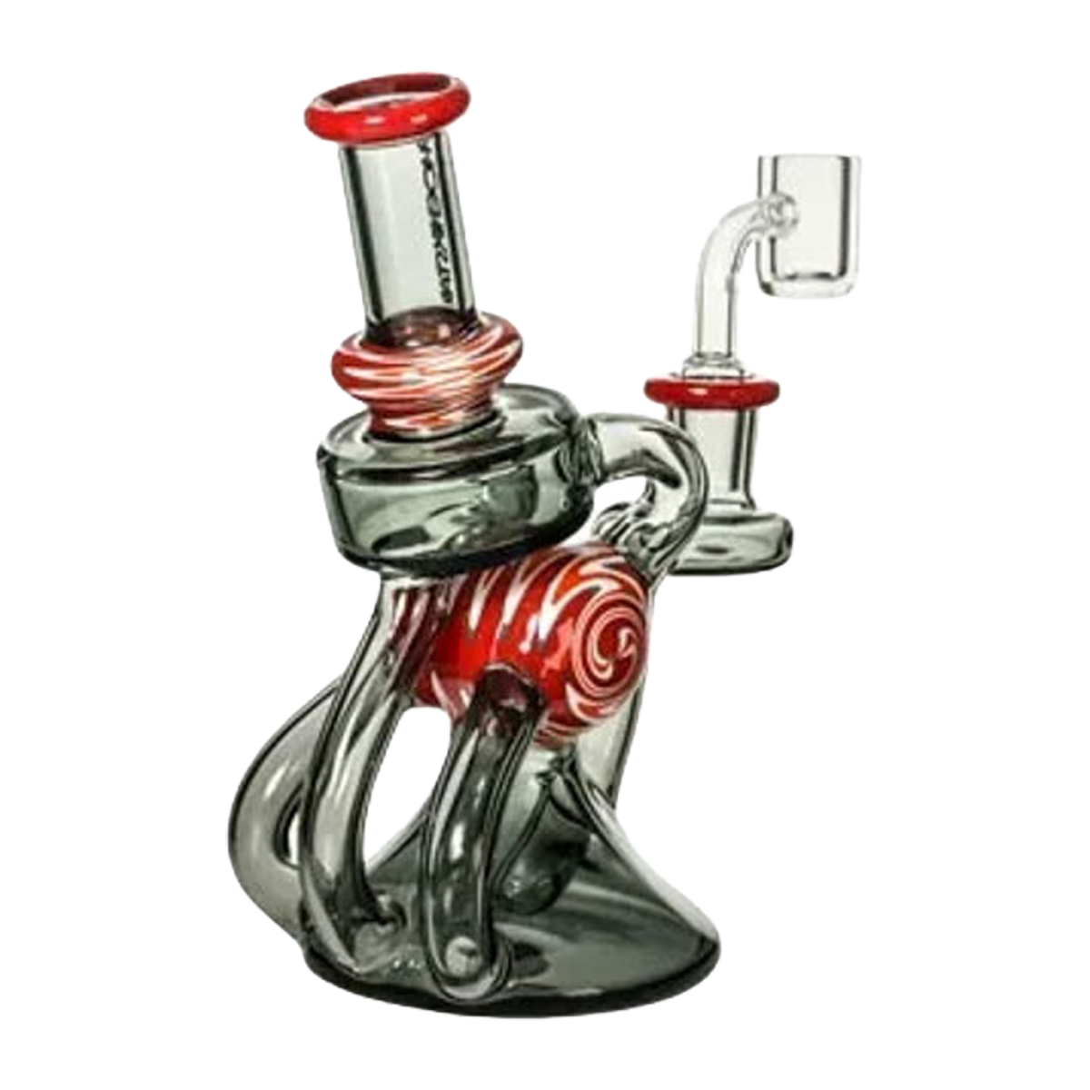 Phoenix Star: 6.8" Recycler Dab Rig With Quartz Banger