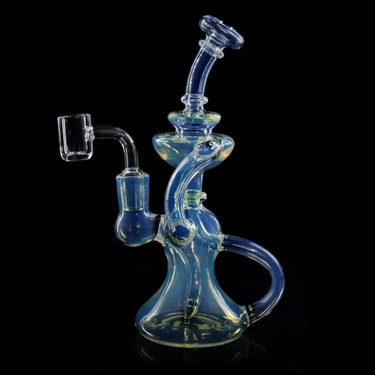 Phoenix Star: 8" Recycler Dab Rig With Quartz Banger