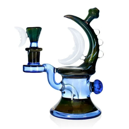 Phoenix Star: Crescent Moon 4 Piece Dab Rig Kit (HF608)