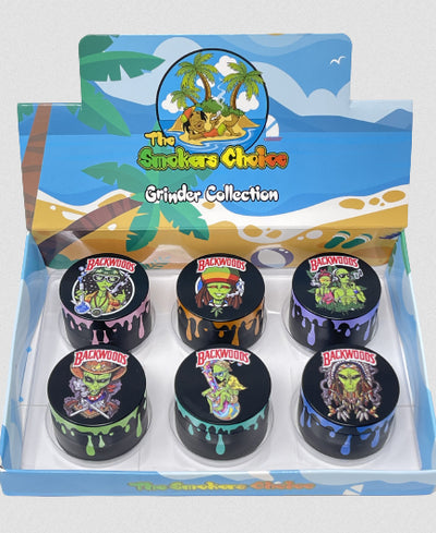 4-Part Metal Grinder - Backwoods (HXCS50-6) - 6 pcs