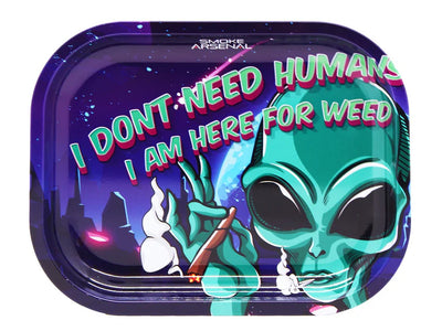 Smoke Arsenal Rolling Tray Small - Here For Weed