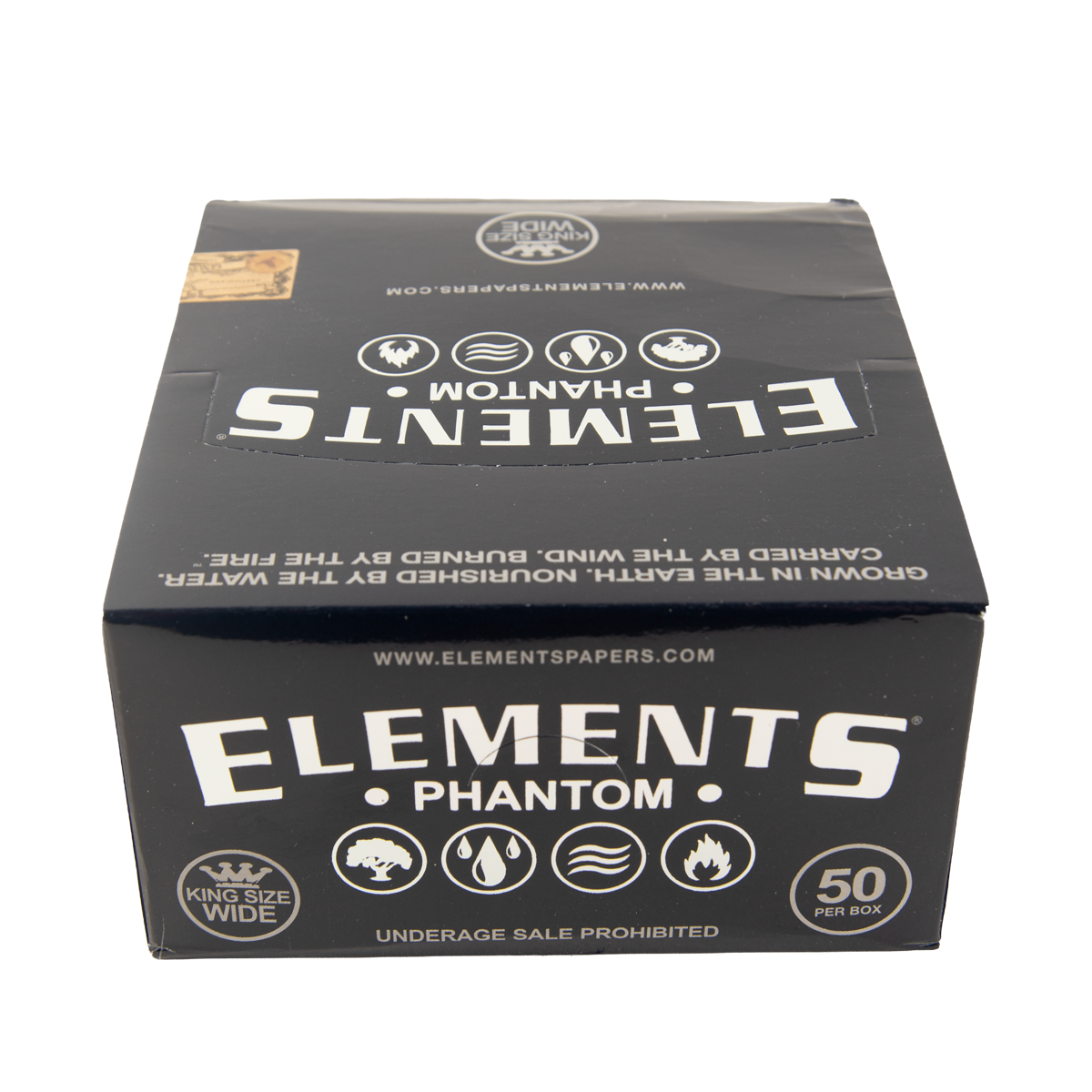 Elements Phantom King Size Wide Papers - (50 Pack)