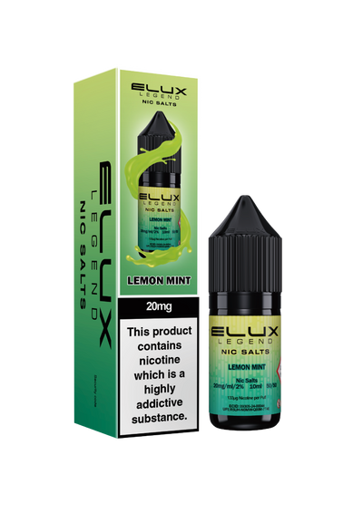 Elux Legend Nic Salts: Lemon Mint - 20mg (10 Pack)