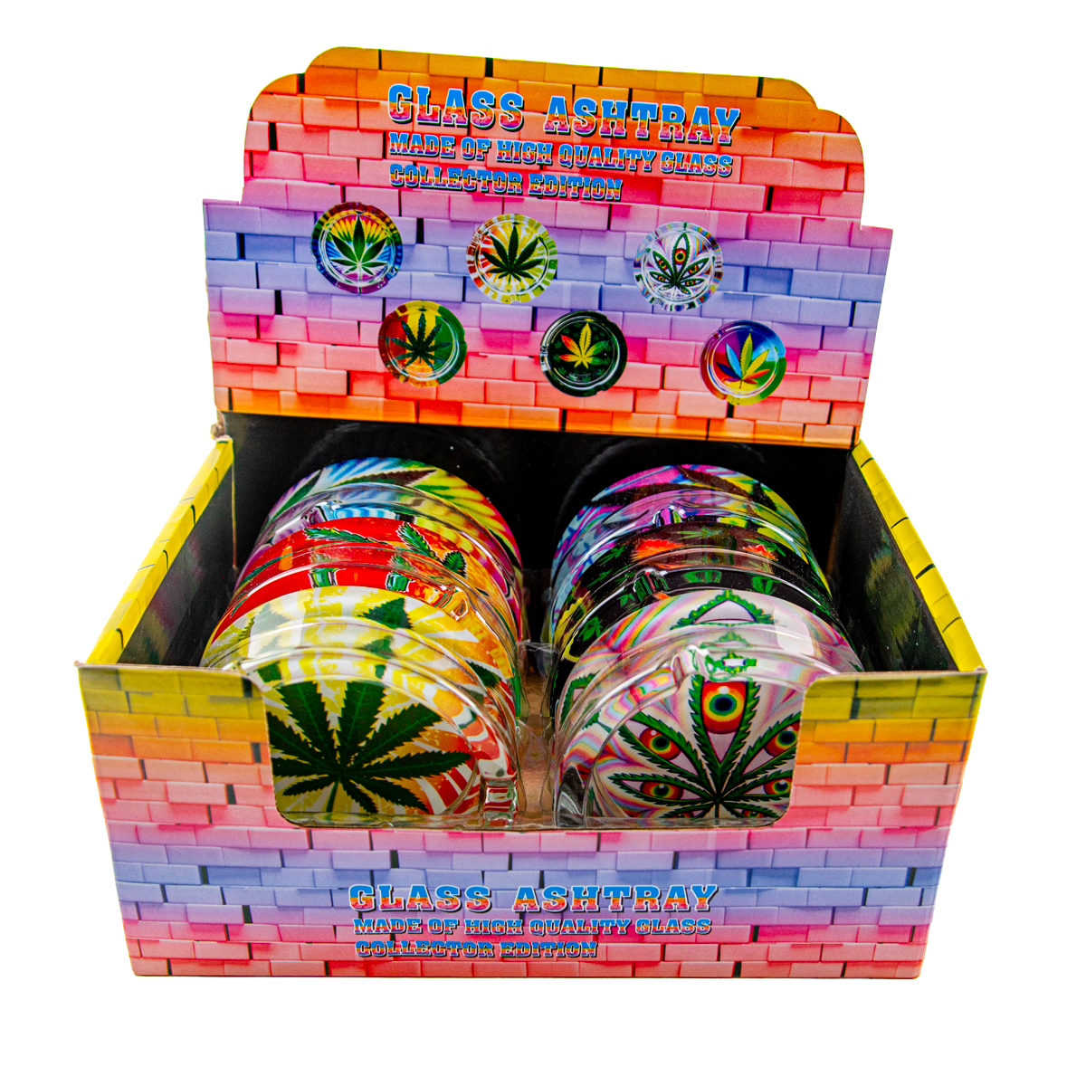 Sparkys Glass Ashtray (6 Pack)