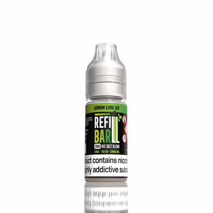 Refill Bar Salts Lemon Lime Ice 10ml 50vg - (Pack Of 20)