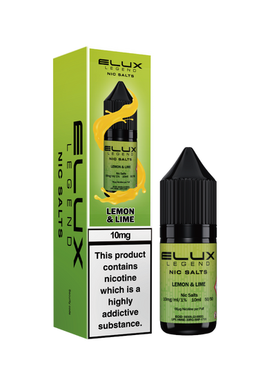 Elux Legend Nic Salts: Lemon Lime - 20mg (10 Pack)