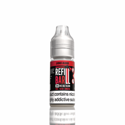 Refill Bar Salts Lion's Blood 10ml 50vg - (Pack Of 20)