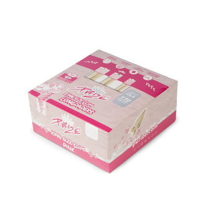 PURIZE® King Size Slim Longpapers - Pink (Full Box)