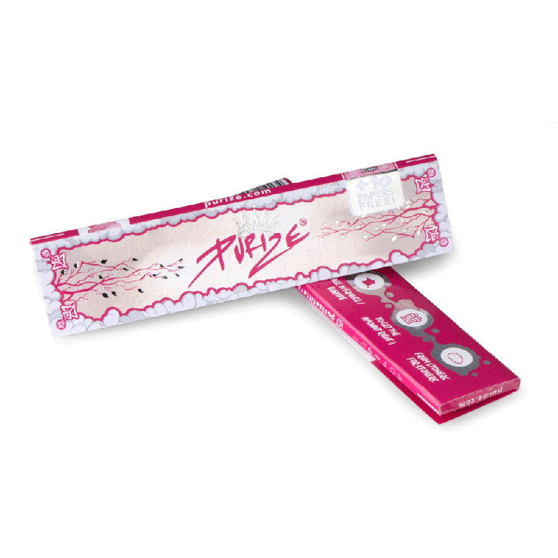 PURIZE® King Size Slim Longpapers - Pink (Full Box)