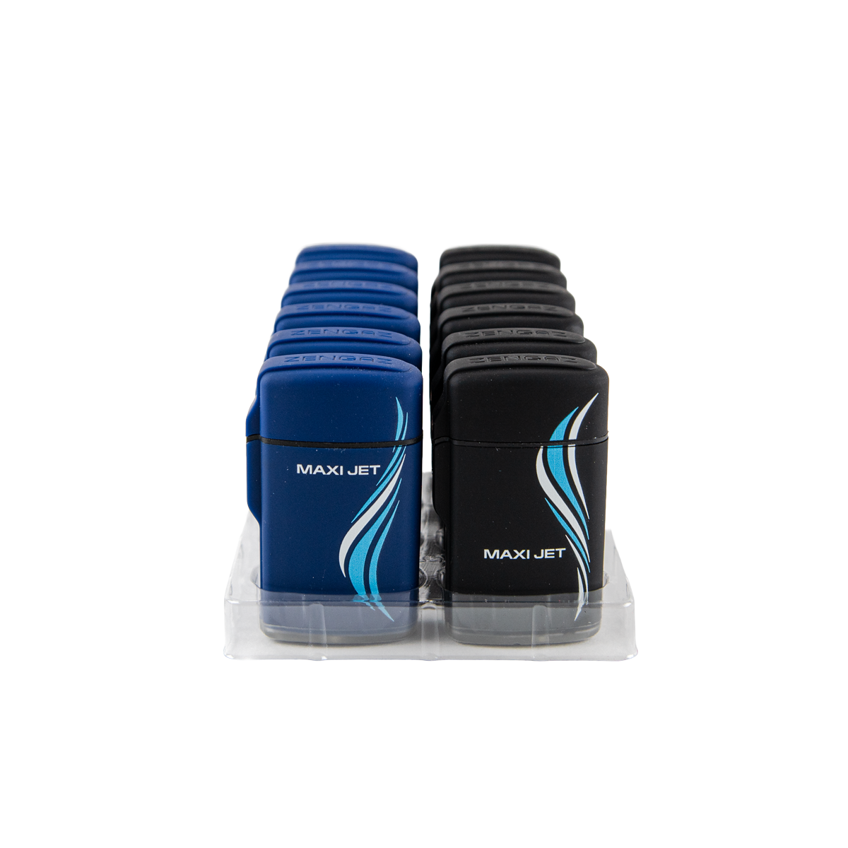Zengaz Zl-10 Rubberized Maxi Jet Lighters (12 Pack)